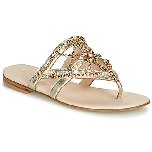 Fru.it  CAROTE  women's Flip flops / Sandals (Shoes) in Gold