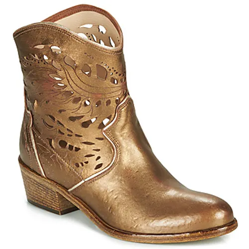 Fru.it  COWGOLD  women's Low Ankle Boots in Gold