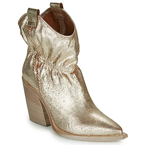 Fru.it  LOVITE  women's Low Ankle Boots in Gold
