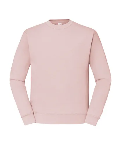 Fruit of the Loom Mens Classic 80/20 Set-in Sweatshirt (Powder Rose) - Pink