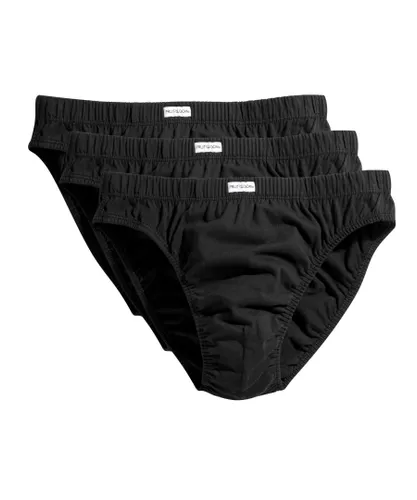 Fruit of the Loom Mens Classic Slip Briefs (Pack Of 3) (Black) Cotton