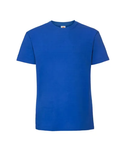 Fruit of the Loom Mens Iconic Premium Ringspun Cotton T-Shirt (Royal Blue)