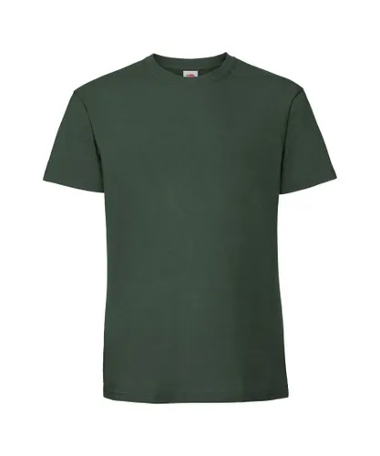 Fruit of the Loom Mens Ringspun Premium Tshirt - Green