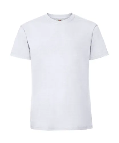 Fruit of the Loom Mens Ringspun Premium Tshirt - White