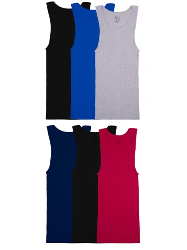 Fruit of the Loom Men's Tag-Free Tank A-Shirt Underwear