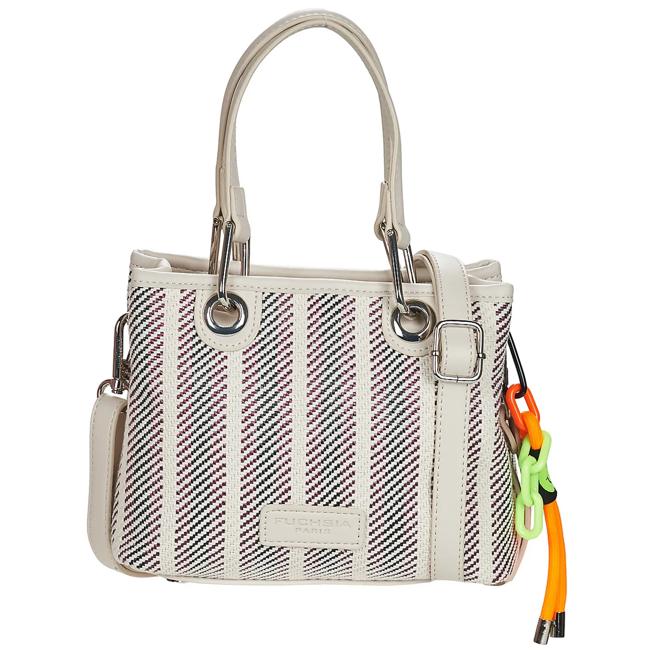 Fuchsia  MONZONI  women's Handbags in Multicolour