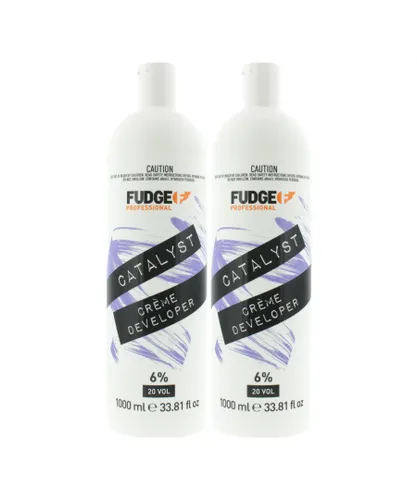 Fudge Womens Professional Catalyst Cream Developer 1000ml - 6 % 20 Volume x 2 - One Size