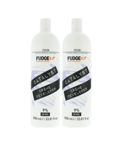 Fudge Womens Professional Catalyst Cream Developer 1000ml - 9% 30 Volume x 2 - One Size