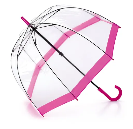 Fulton Birdcage 1 Umbrella Pink Trim