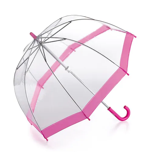Fulton Funbrella Birdcage Kids Umbrella Pink Trim