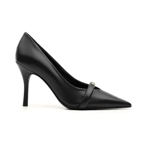 Furla , Black Heeled Decollete Shoes ,Black female, Sizes: