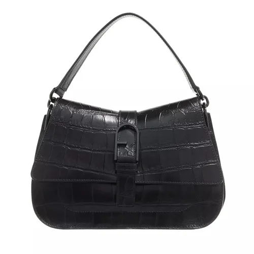 Furla Crossbody Bags - Furla Flow M Top Handle - black - Crossbody Bags for ladies