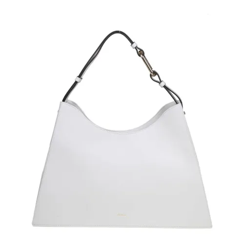 Furla , Furla nuvola shoulder bag in marshmallow color leather ,White female, Sizes: ONE SIZE