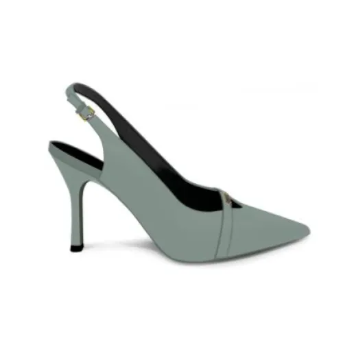 Furla , Heeled Sandals ,Green female, Sizes: