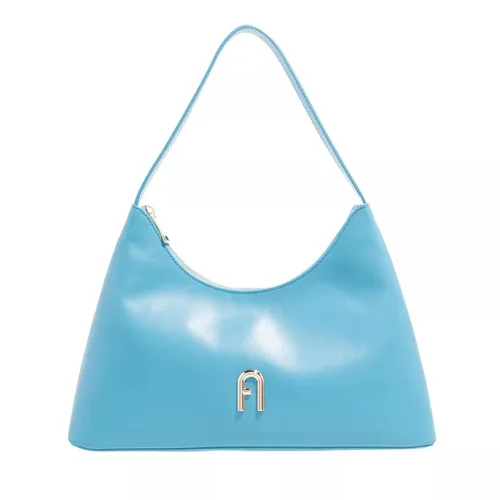 Furla Hobo Bags - Furla Diamante S Shoulder Bag - Vitello Roma - blue - Hobo Bags for ladies