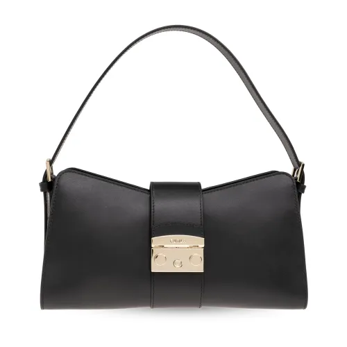 Furla , Metropolis Medium shoulder bag ,Black female, Sizes: ONE SIZE