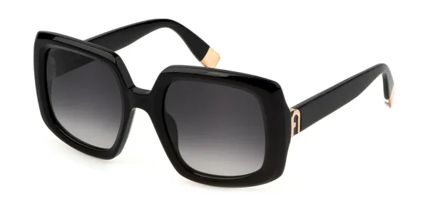 Furla SFU709 0700 Men's Sunglasses Black Size 54
