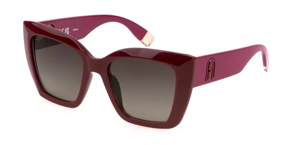 Furla SFU710 09PN Women's Sunglasses Burgundy Size 54