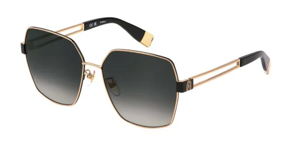 Furla SFU716 0301 Men's Sunglasses Gold Size 59