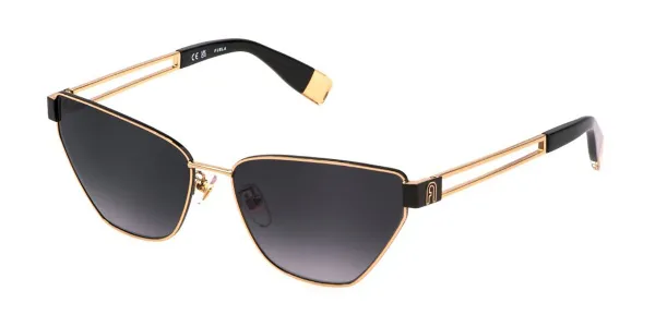 Furla SFU717 0301 Women's Sunglasses Gold Size 60