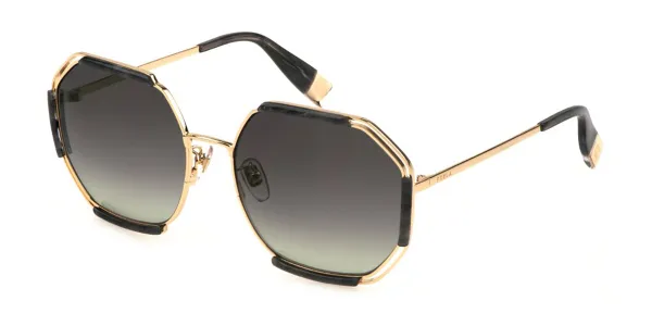 Furla SFU785 0300 Men's Sunglasses Gold Size 61