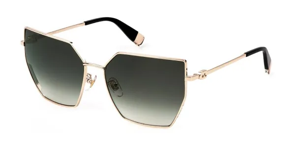 Furla SFU786 300Y Women's Sunglasses Gold Size 61