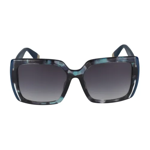 Furla , Stylish Sunglasses Sfu707 ,Blue female, Sizes: