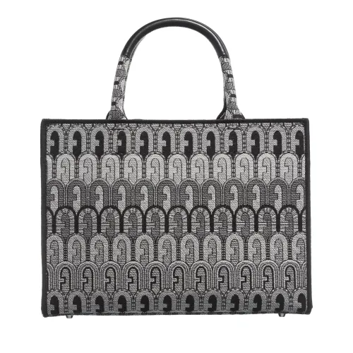 Furla Tote Bags - Furla Opportunity S Tote - Tessuto Jacquard Arco E - black - Tote Bags for ladies
