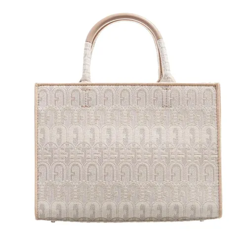 Furla Tote Bags - Furla Opportunity S Tote - Tessuto Jacquard Ricicl - beige - Tote Bags for ladies