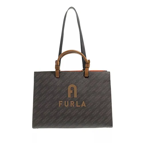 Furla Tote Bags - Furla Varsity Style L Tote E/W - brown - Tote Bags for ladies