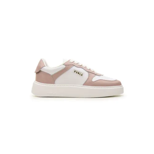 Furla , White Low-Top Sporty Sneakers ,Multicolor female, Sizes: