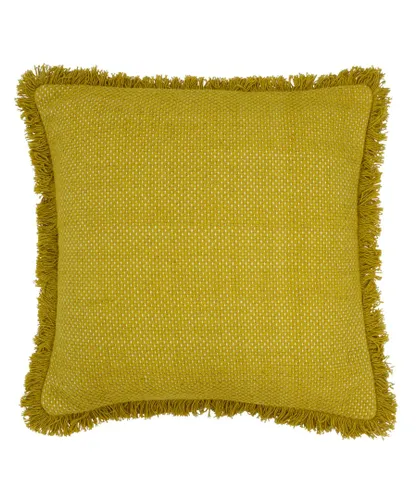 furn. Sienna 45X45 Poly Cushion Ochre - Yellow Cotton - One