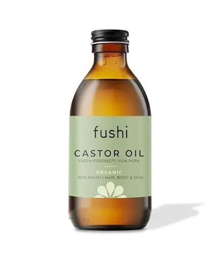 Fushi Organic Castor Oil 250ml 100% Pure Cold &