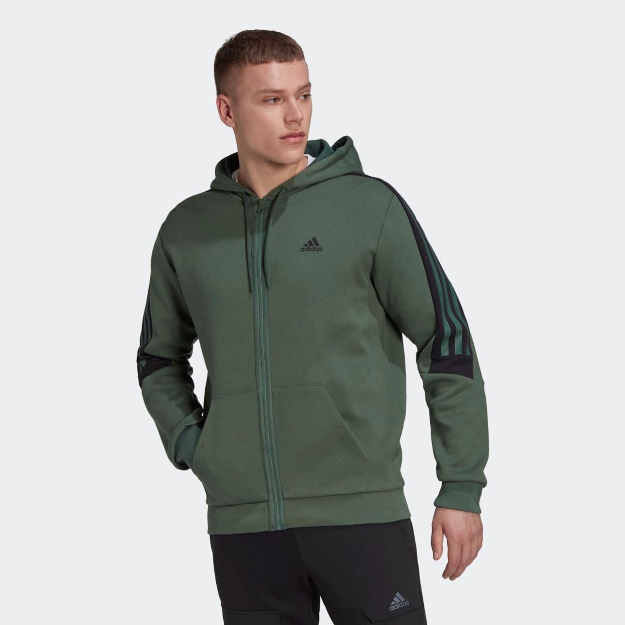Adidas Future Icons 3-Stripes Full-Zip Hoodie HC5841 - Compare prices