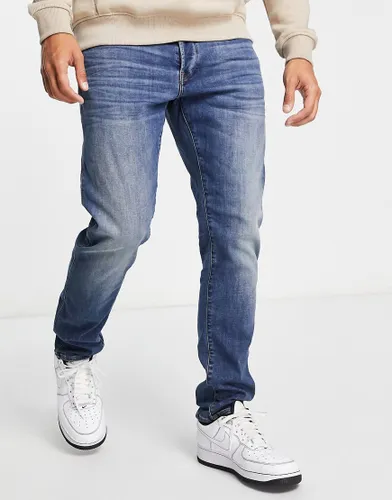 G-Star 3301 slim fit jeans in mid blue