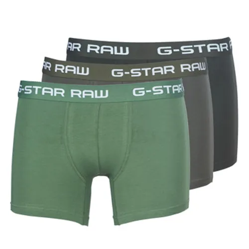 G-Star Raw  CLASSIC TRUNK CLR 3 PACK  men's Boxer shorts in Green