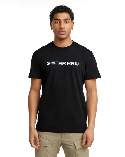 G-STAR RAW Men's Corporate Script Logo R T T-Shirt