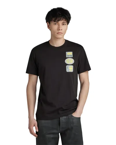 G-STAR RAW Men's Multi Badge T-Shirt