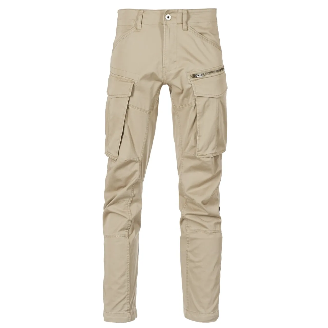 G-Star Raw  ROVIC ZIP 3D STRAIGHT TAPERED  men's Trousers in Beige