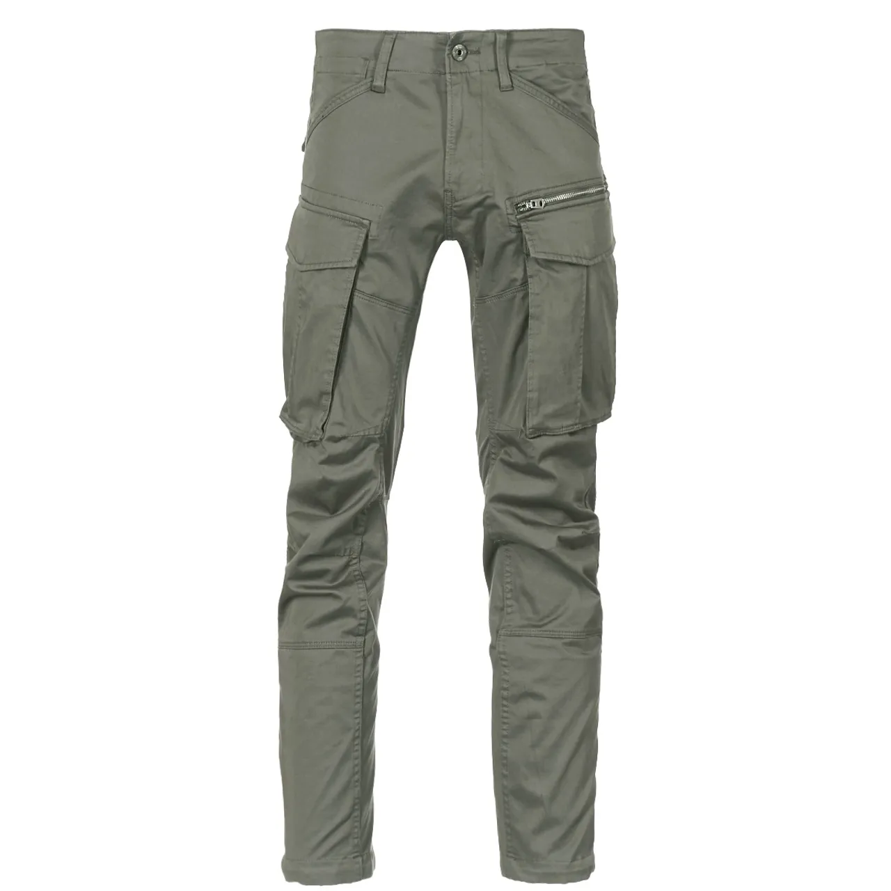 G-Star Raw  ROVIC ZIP 3D STRAIGHT TAPERED  men's Trousers in Green
