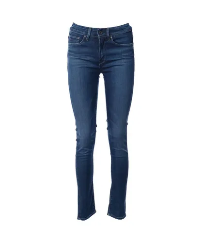 G-Star RAW Womens 3301 Ultra High Super Skinny Jeans in Blue Denim