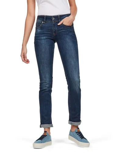 G-STAR RAW Women's Midge Saddle Straight Jeans