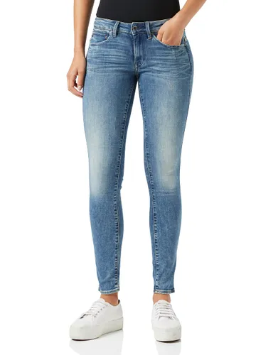 G-STAR RAW Women's Midge Zip Mid-Waist Skinny Jeans