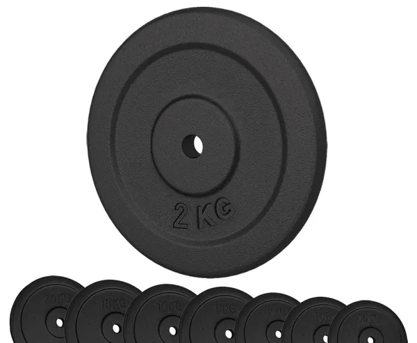 G5 HT SPORT Cast Iron Discs Diameter 25 mm Hole for Gym and