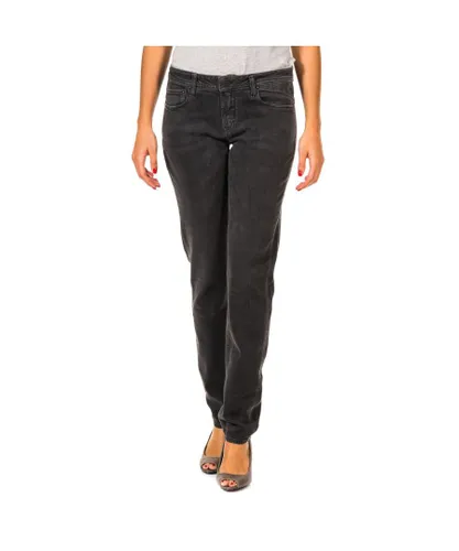 Gaastra Womens Long straight-cut low-cut jeans 36690542 woman - Grey Cotton