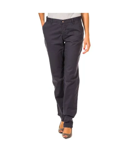 Gaastra Womens Long straight-cut trousers with hems 31693810 woman - Grey Cotton
