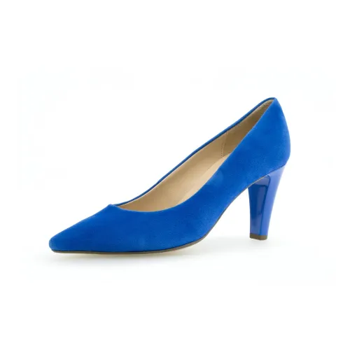 Gabor , Elegant Blue Suede Pumps ,Blue female, Sizes: