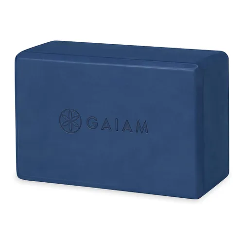 Gaiam Yoga Block - Supportive Latex-Free EVA Foam Soft