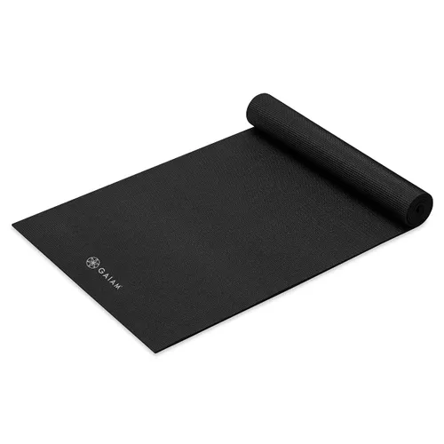 Gaiam Yoga Mat Premium Solid Color Non Slip Exercise &