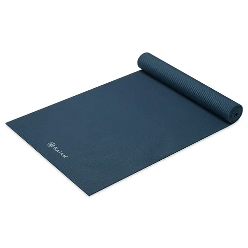 Gaiam Yoga Mat Premium Solid Color Reversible Non Slip